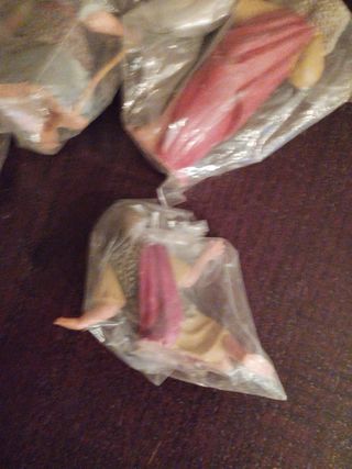 Lote 4 Pastores Belén 9cm Años 70