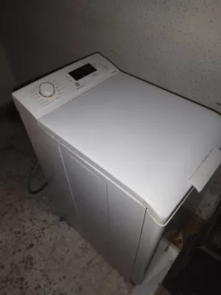 Lavadora carga superior blanca