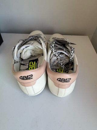 Sneakers 4b12 donna bianche rosa