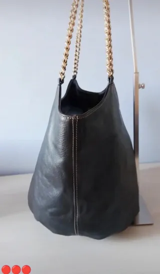 Borsa Luigi de Angelis Vera Pelle Nera