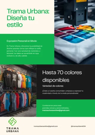 Ropa personalizada Trama Urbana