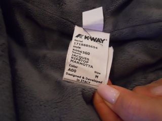 Giubbino K-Way Uomo Taglia M Blu