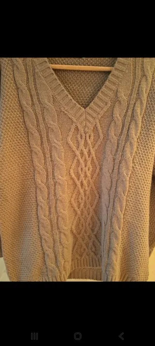 Jersey de ochos camel talla M