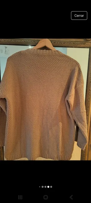 Jersey de ochos camel talla M