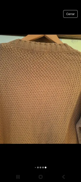 Jersey de ochos camel talla M