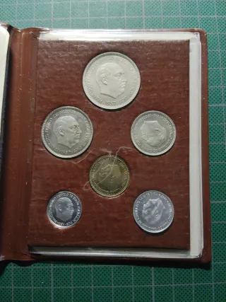 Cartera de monedas 1973 sin circular
