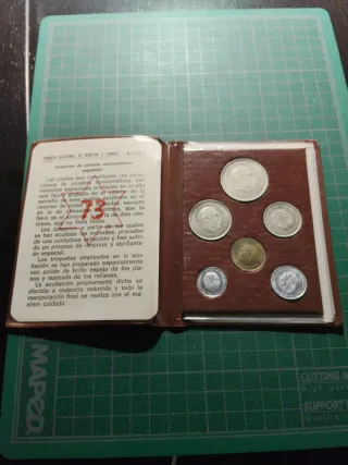 Cartera de monedas 1973 sin circular