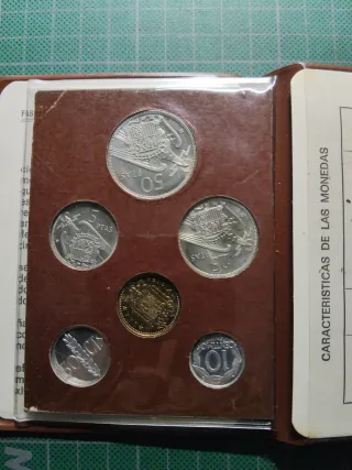 Cartera de monedas 1973 sin circular