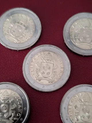 5 Monete Vaticano 2€ FDC