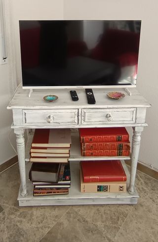 Mobiliario Comedor Blanco y Multicolor