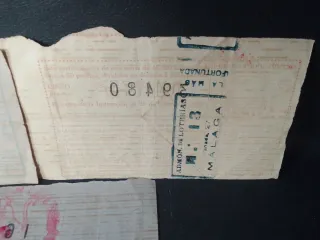 Lotería Nacional Billetes Antiguos