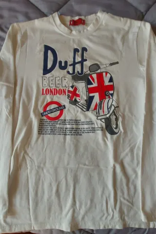Maglietta Duff Beer London Scooter Union Jack