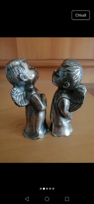 2 Angeli in peltro