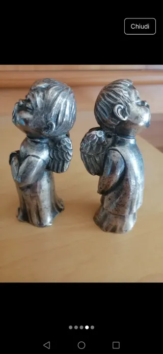 2 Angeli in peltro