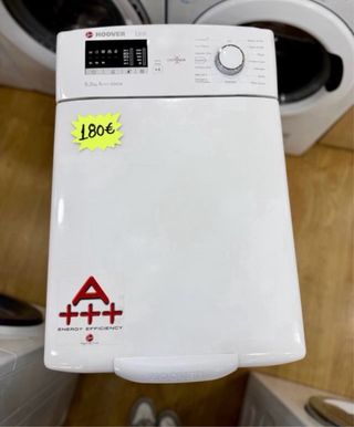 LAVADORA CARGA SUPERIOR HOOVER 6,5KG 1200RPM A+++