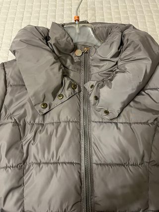 Piumino donna grigio/beige taglia M