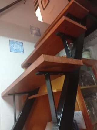 9 PELDAÑOS DE MADERA