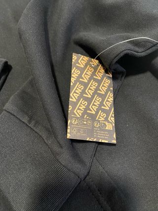 Sudadera Vans Negra con Cremallera