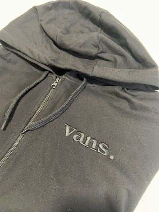 Sudadera Vans Negra con Cremallera