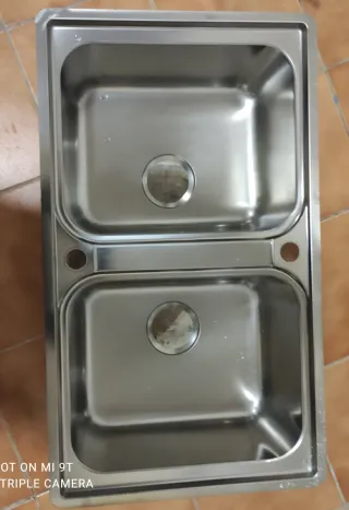 Lavello Blanco Doppio Vasca Acciaio Inox
