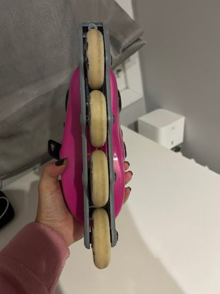 Patines en línea infantiles rosas
