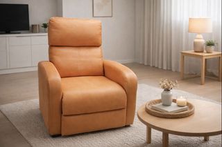 ¡¡Sillón Relax, en tela Magnolia Naranja!!