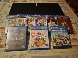 2 Consolas PS4 (PlayStation 4) Negras. Cada una 70