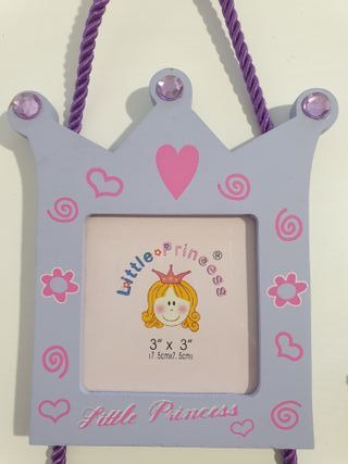 Neceser rosa infantil + Portafotos PRINCESAS