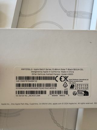 Apple Watch 10 Acero 100%