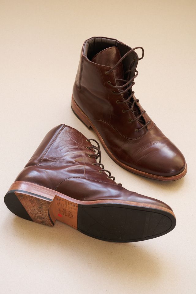 Botas de piel COS marrones