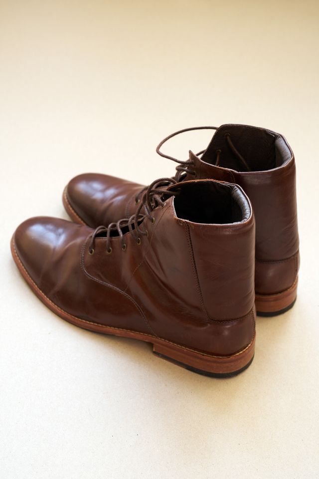 Botas de piel COS marrones