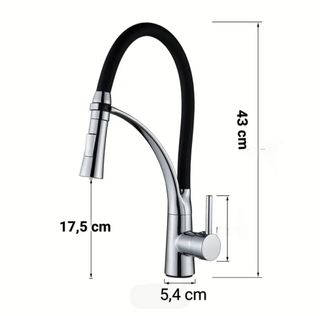 Grifo monomando de cocina nuevo fregadero