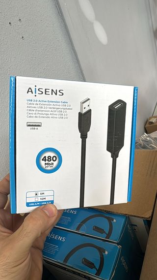 Cable Extensor USB 2.0 AiSens 5m Nuevo