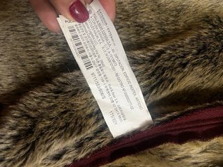 Giubbino Pull&Bear con cappuccio rosso taglia M