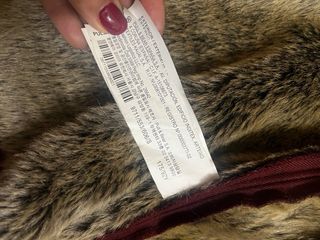 Giubbino Pull&Bear con cappuccio rosso taglia M