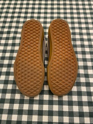 Zapatillas Vans niño grises y marrones