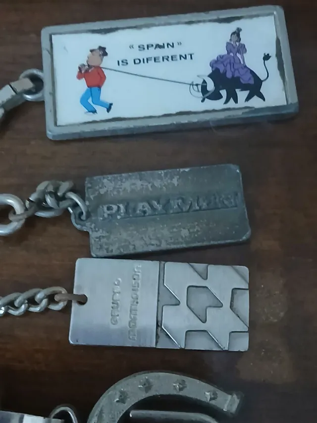 Set 4 portachiavi vintage