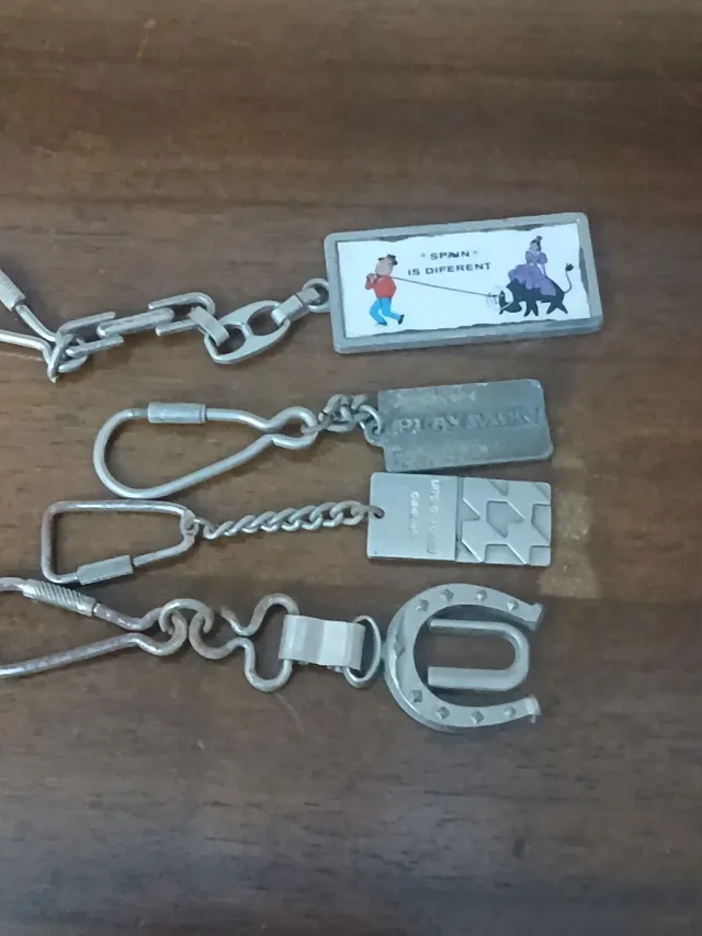 Set 4 portachiavi vintage