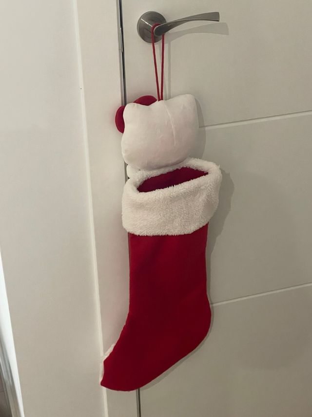 Bota navideña de Hello Kitty (original Sanrio)