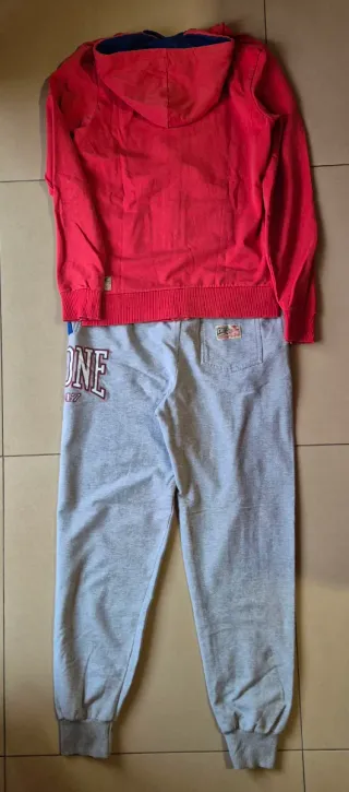 Tuta Leone 1947 Uomo Tg M Rossa Grigia