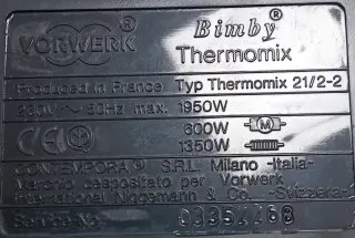 Vorwerk Bimby Thermomix 21/2