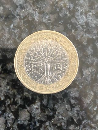Moneda 1 Euro 1999 - Valorada en 2.990€