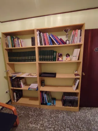 Estanterías de madera (x2)