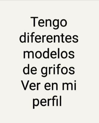 Grifo de lavabo nuevo monomando baño lavadero