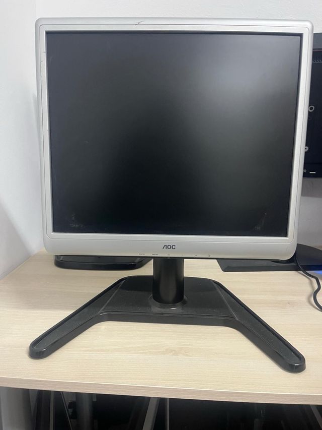 Monitor AOC Plata y Negro