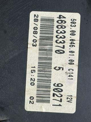 CUADRO INSTRUMENTOS FIAT PUNTO 2003