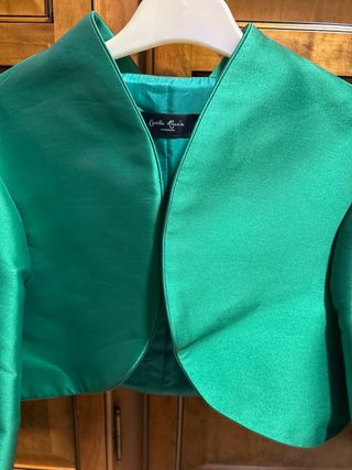 Bolero verde elegante