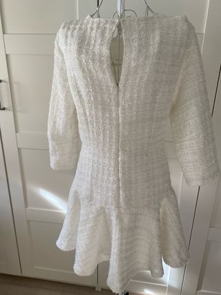 Vestido Blanco Zara Invierno