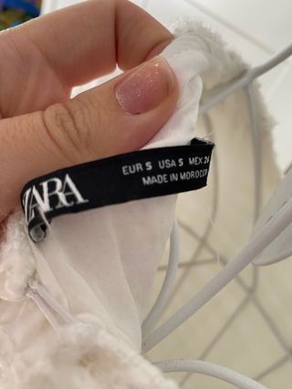 Vestido Blanco Zara Invierno