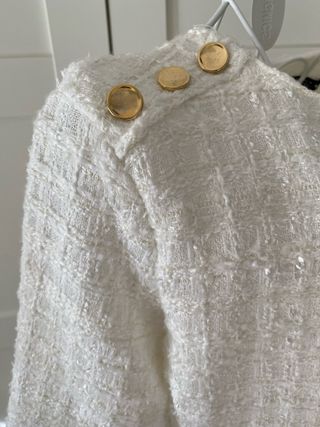 Vestido Blanco Zara Invierno